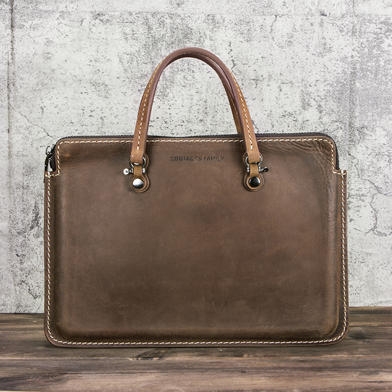 Premium Genuine Leather 15” Laptop Bag Leatherya